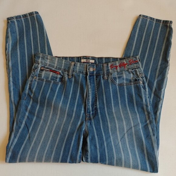 Tommy Hilfiger High Rise Curve Skinny 12 Like New - Picture 1 of 7